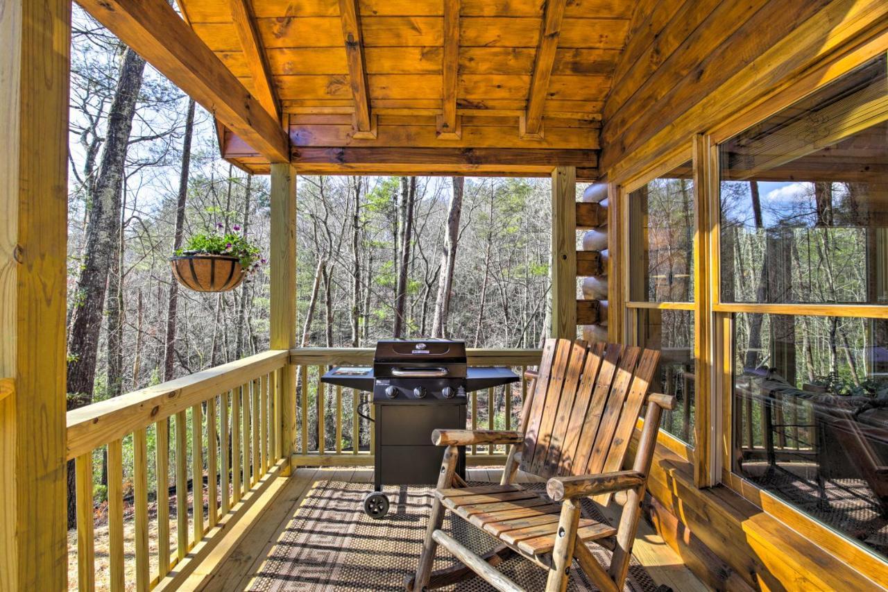 Couples Getaway Cabin By Hiking And Waterfalls! Villa Cherry Log Exterior photo