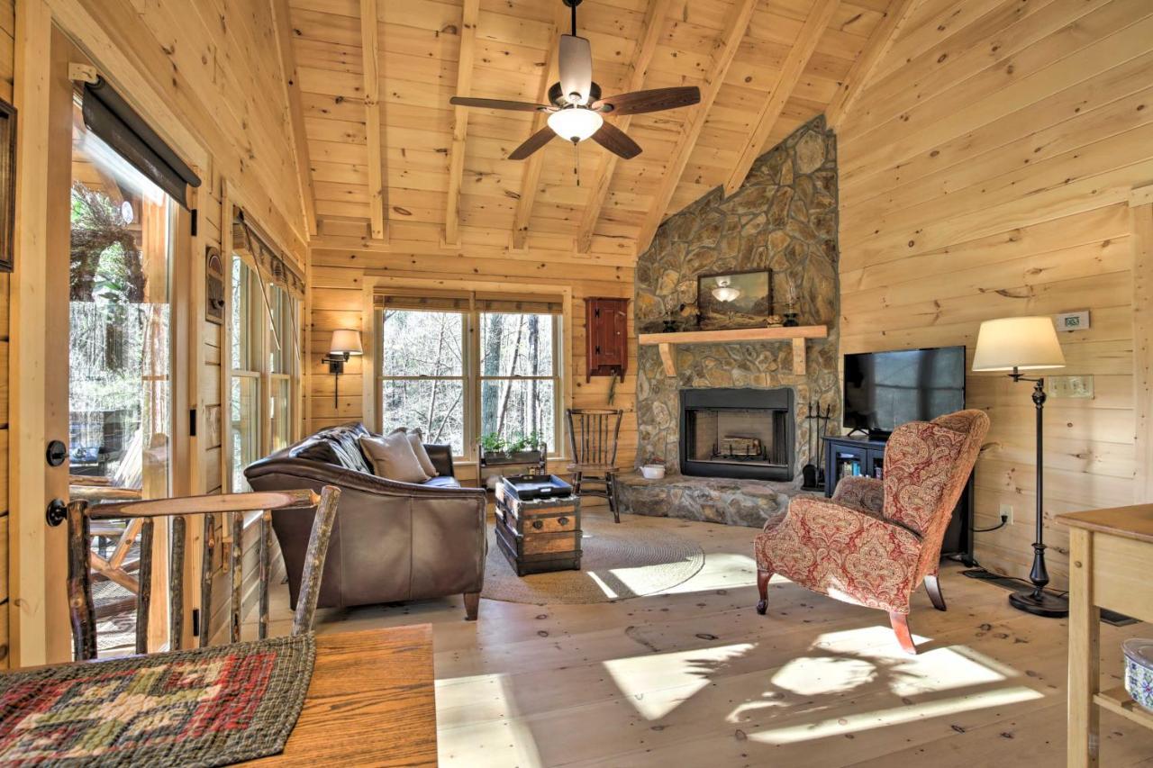 Couples Getaway Cabin By Hiking And Waterfalls! Villa Cherry Log Exterior photo