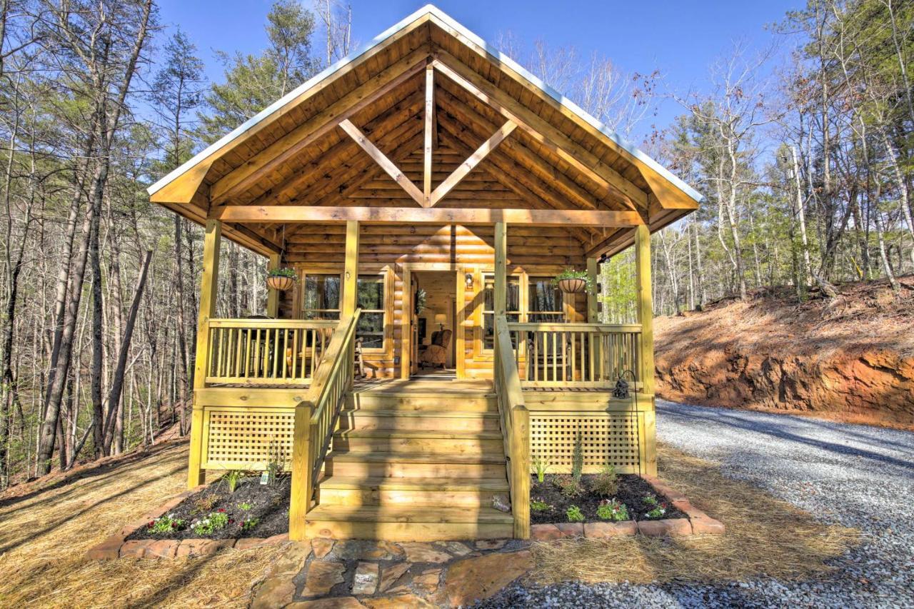 Couples Getaway Cabin By Hiking And Waterfalls! Villa Cherry Log Exterior photo