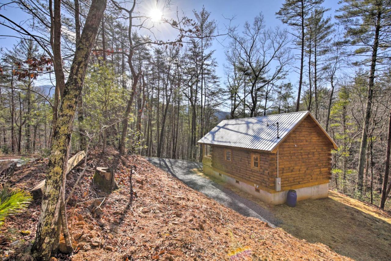 Couples Getaway Cabin By Hiking And Waterfalls! Villa Cherry Log Exterior photo