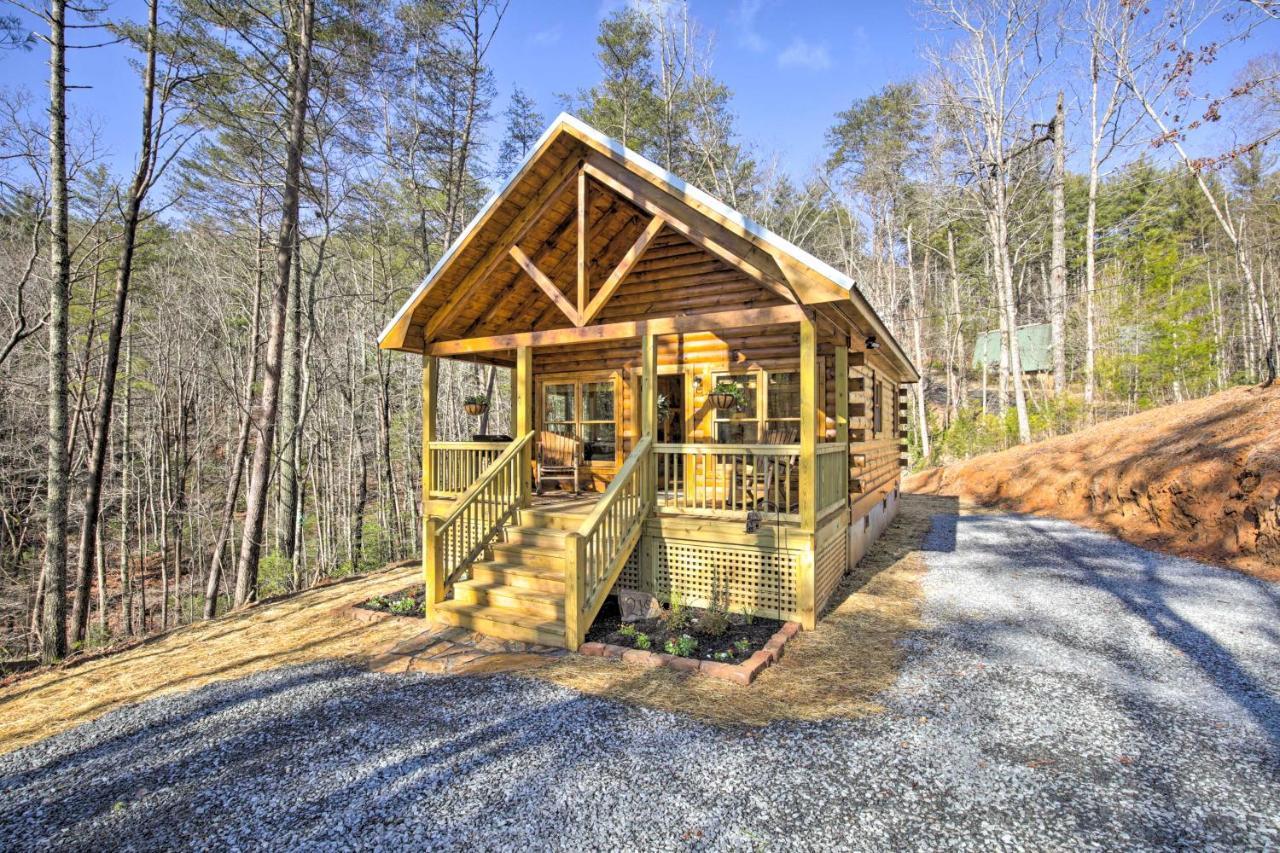 Couples Getaway Cabin By Hiking And Waterfalls! Villa Cherry Log Exterior photo